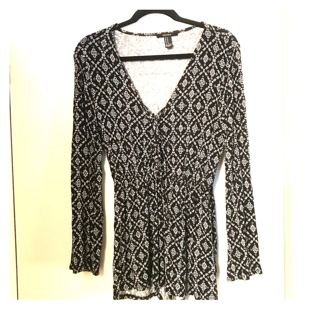 Forever 21 size M long sleeve romper!
